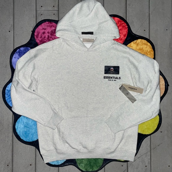 ESSENTIALS FEAR OF GOD “LIGHT OAT” HOODIE - Picture 2 of 9